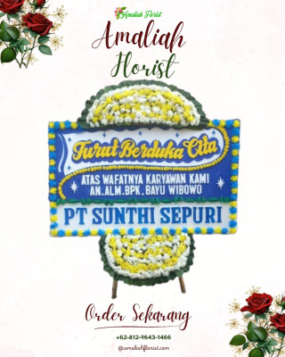 Papan Bunga Duka di Yapen Timur
