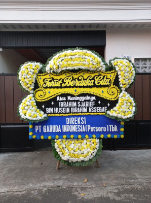 Papan Bunga Duka di Yapen Timur