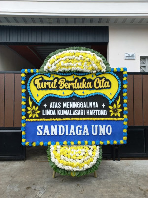 Papan Bunga Duka di Yapen Timur